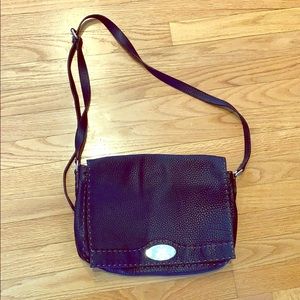 Authentic Fendi Selleria Black Messenger Bag